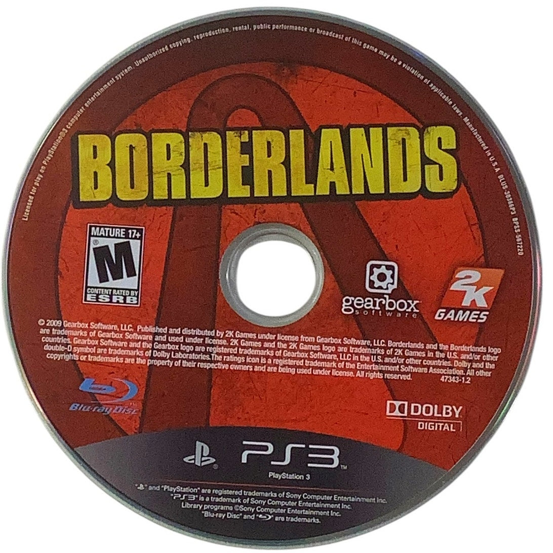 Borderlands - Playstation 3, PS3 Game (2009), EUC, Disc Only