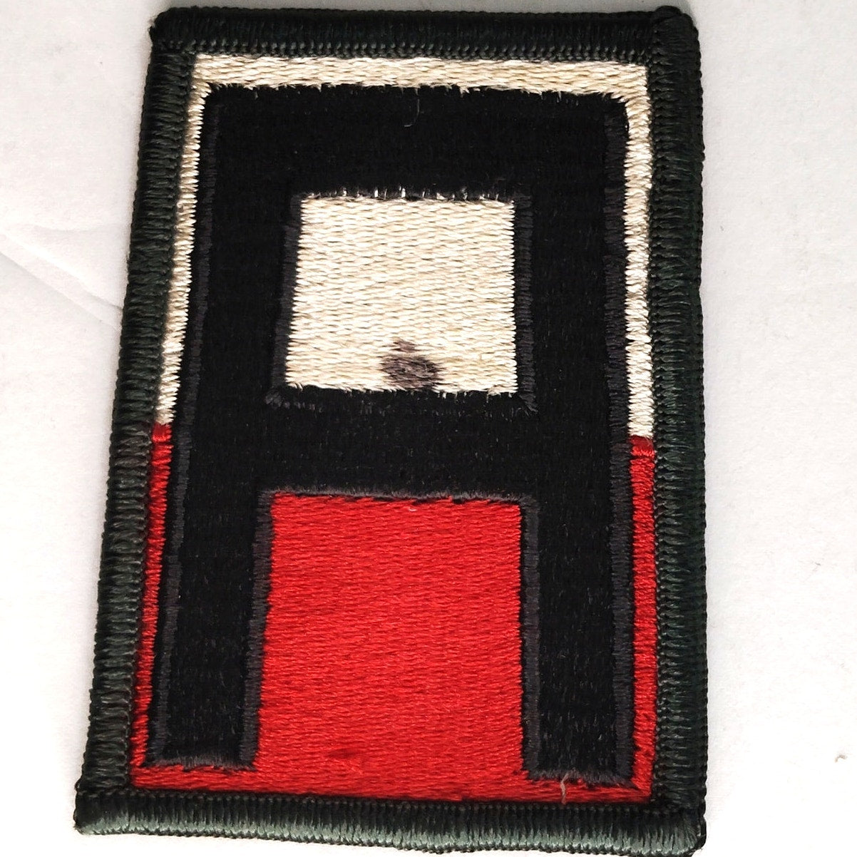 US Army First Army Novelty Patch Full Color 3‑1/8" × 2‑3/8" Sew‑On, Embroidered