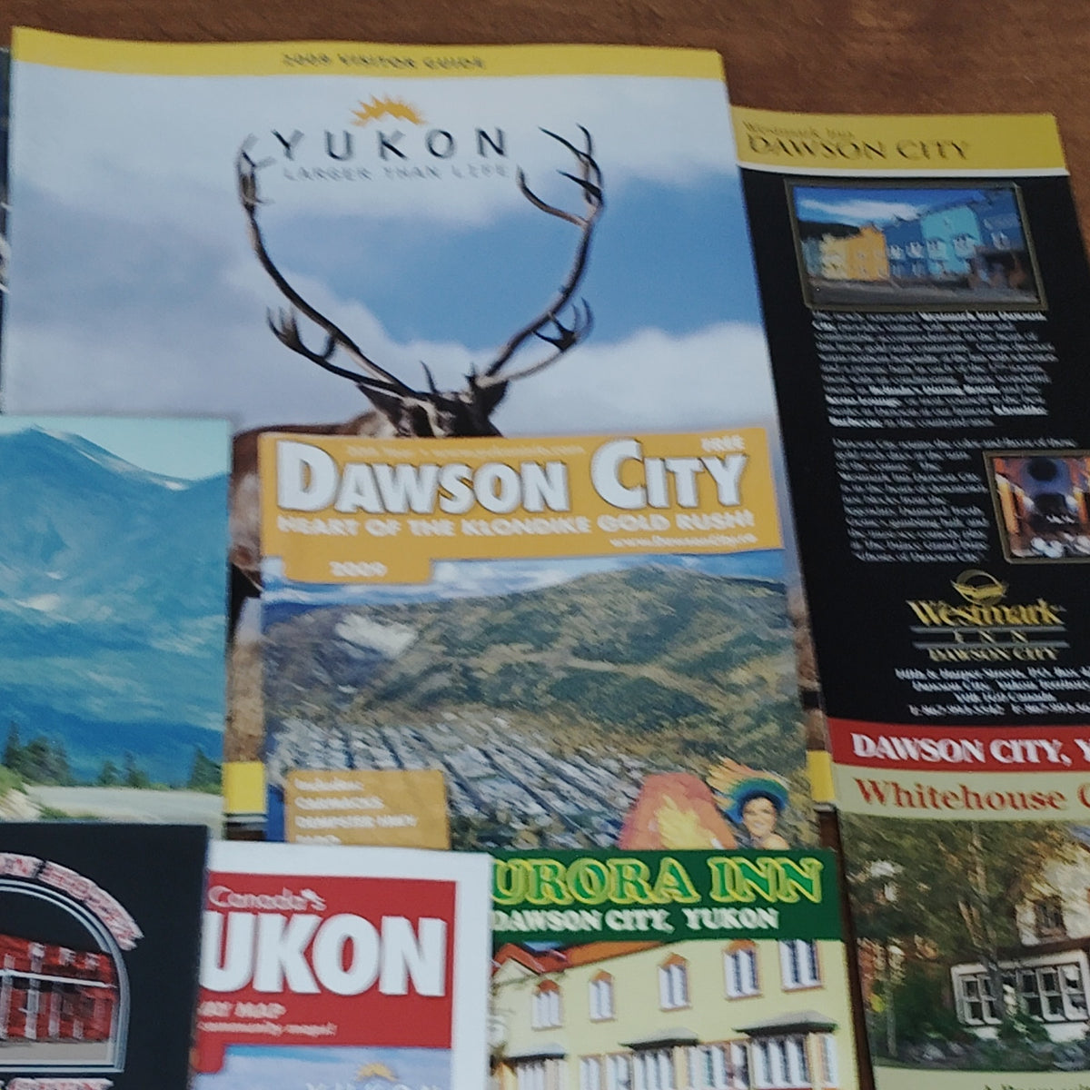 Dawson City Yukon Ephemera Collection 2009 - Travel Brochures & Maps
