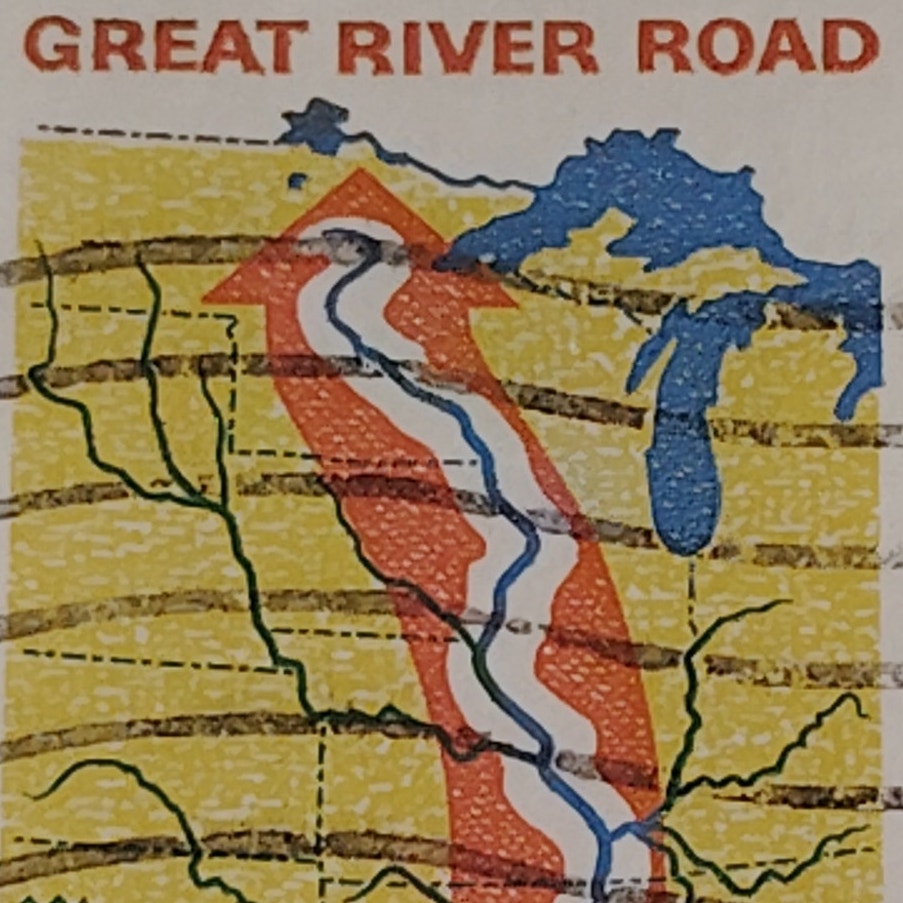 1966 Scott #1319 – 5¢ Great River Road / Mississippi River Scenic Route