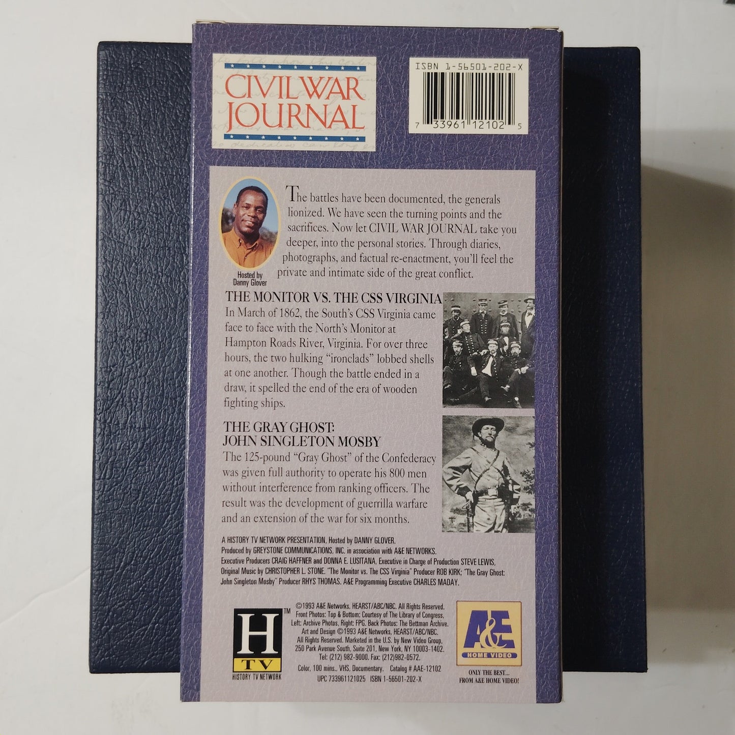 Civil War Journal VHS 6‑Tape Box Set 1993 A&E Danny Glover