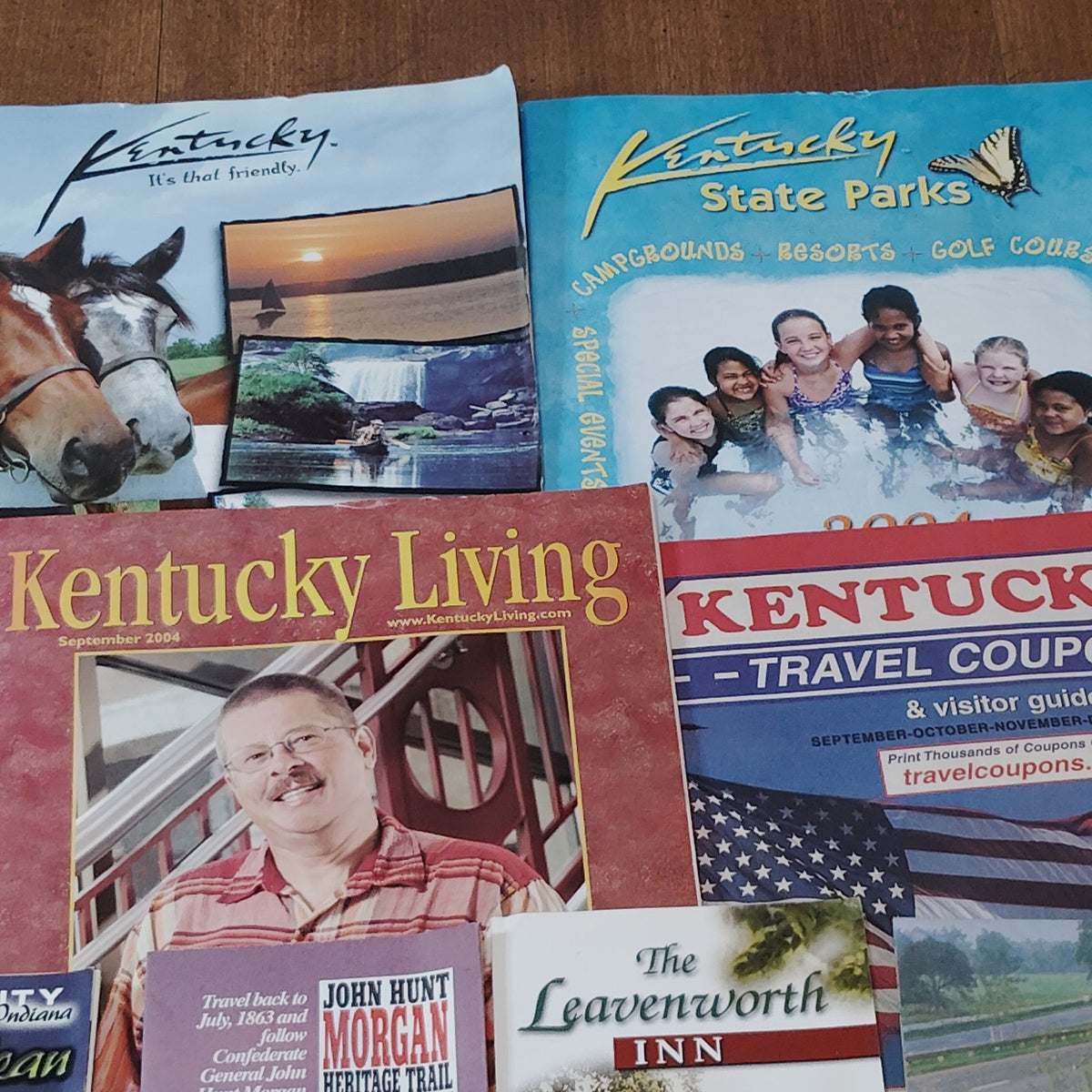 2004 Kentucky Indiana Travel Guide Maps Brochures Ephemera Collection Vintage