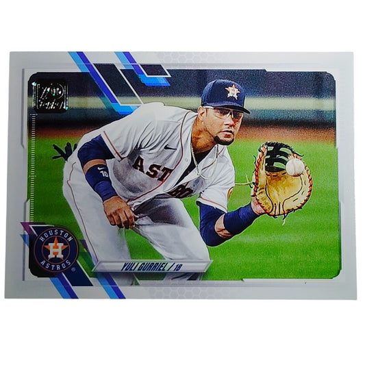 2021 Topps Series 1 Yuli Gurriel Houston Astros 1B Baseball Card #147 VG/EX