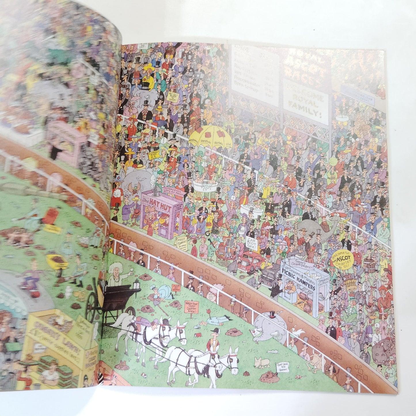 Where’s Charles & Di? 1992 Large Paperback Search Book 12.25" x 10"