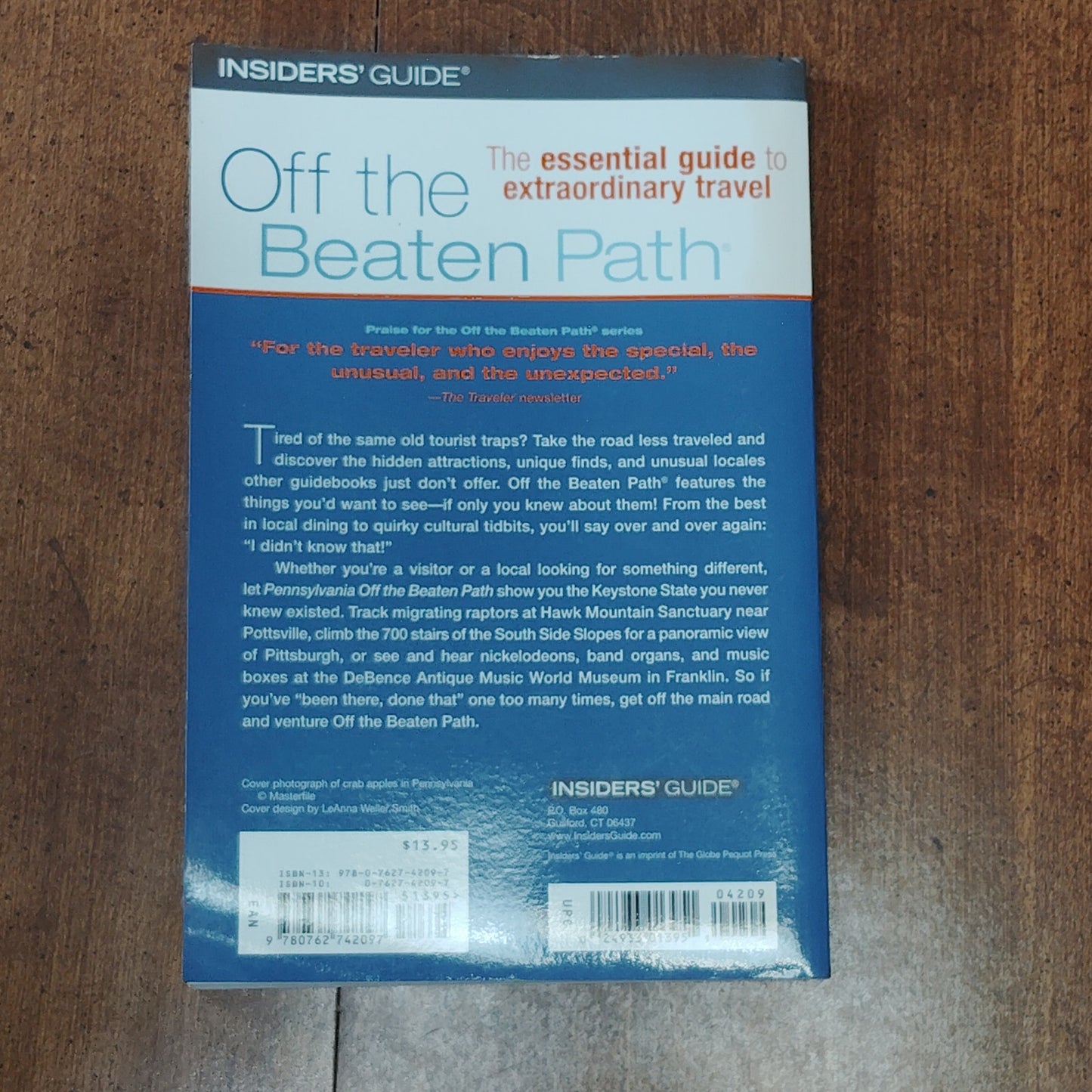 Off the Beaten Path Pennsylvania: Unique Places Guide (9th Edition) Softcover