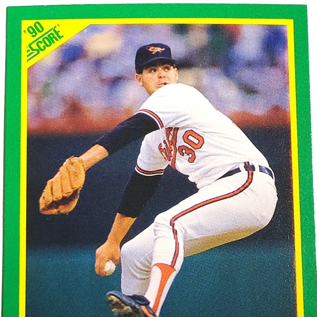 1990 Score Gregg Olson Card No. 63 Baltimore Orioles RP VG/EX