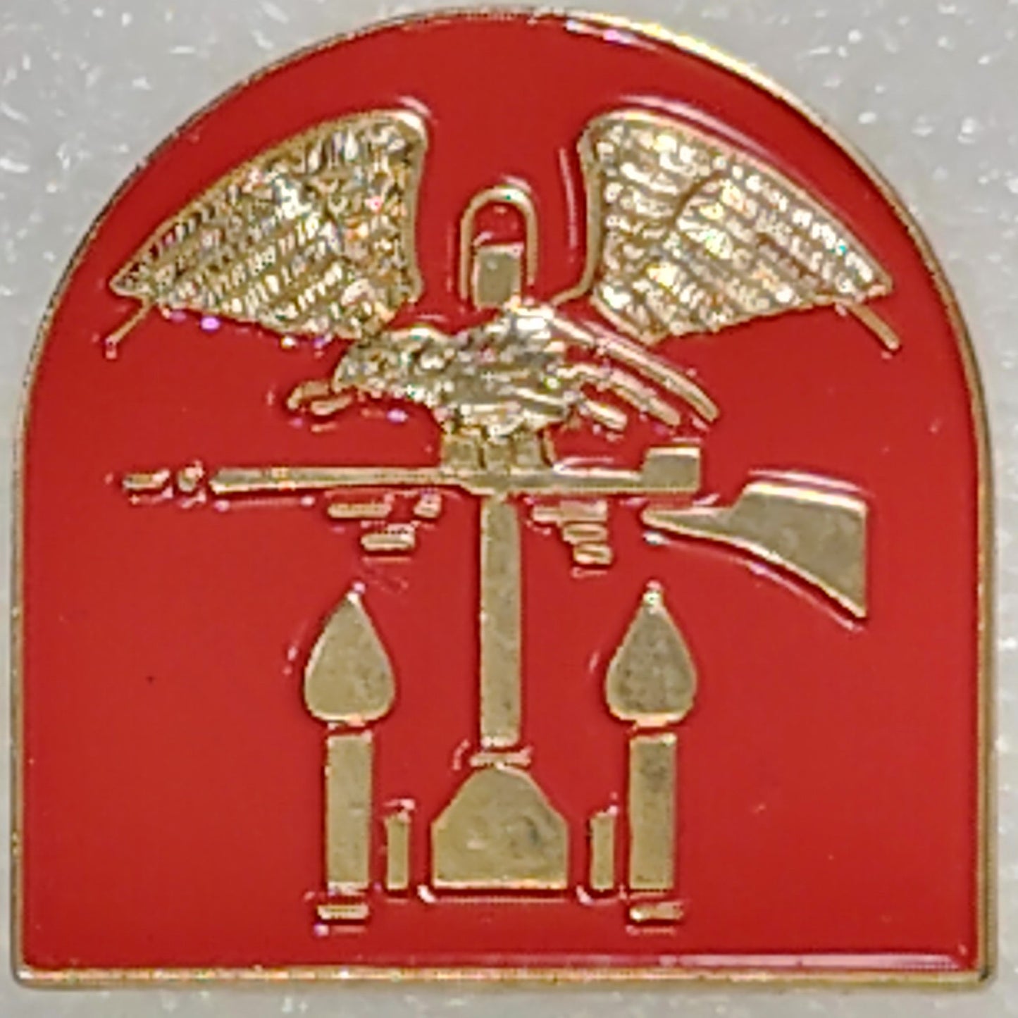 U.S. Navy Amphibious Forces Shield Novelty Hat/Lapel/Brooch Pin, Enamel Metal