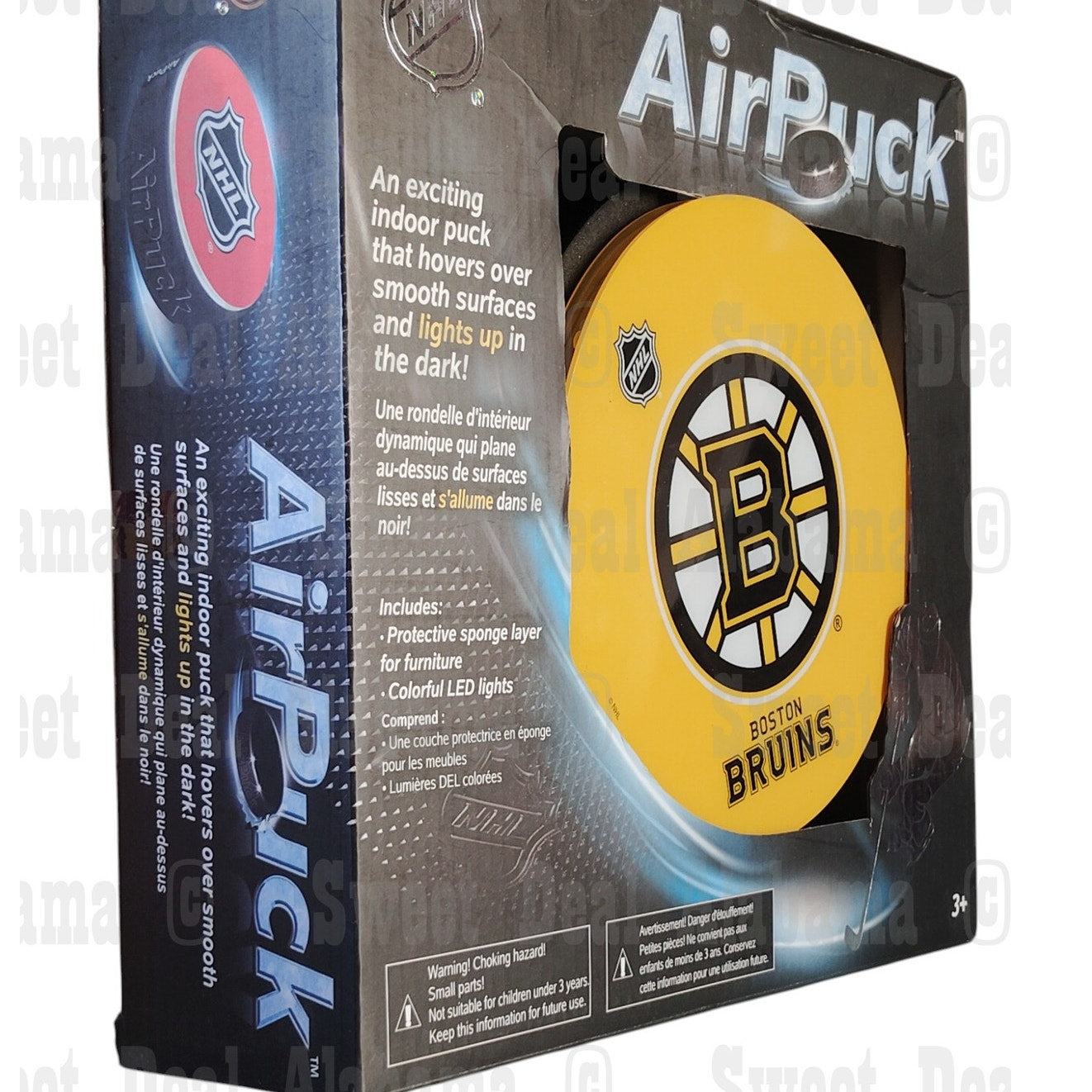 Boston Bruins Floating & Glow-in-the-Dark Hockey Puck, NIB