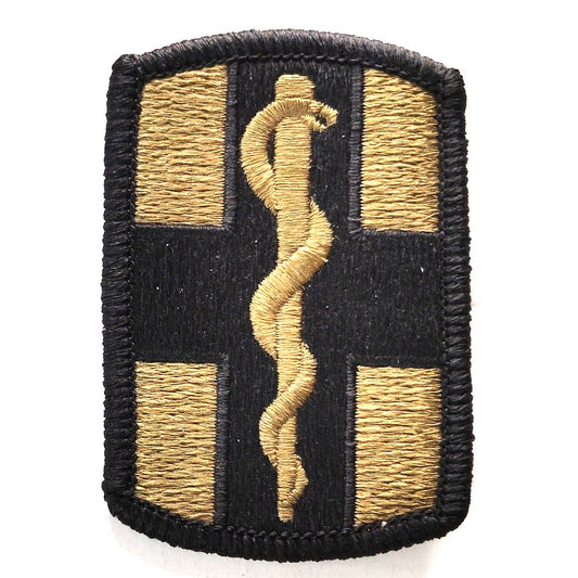 US Army 1st Medical Brigade Novelty Patch OCP 3" × 2" Hook Back, Embroidered