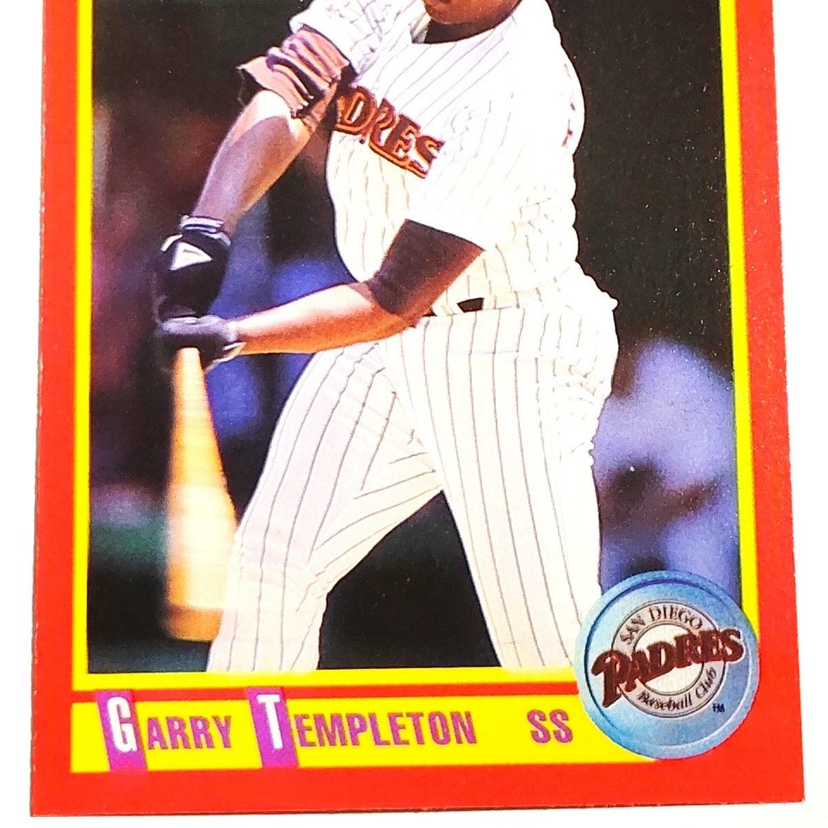 1990 Score Garry Templeton #336 San Diego Padres Shortstop MLB Baseball EX