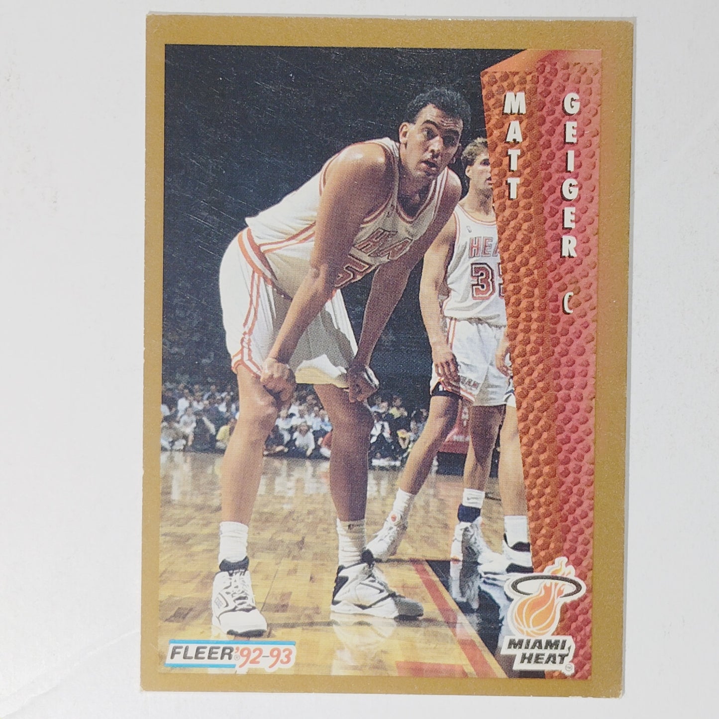 1992‑93 Fleer Matt Geiger #367 – Miami Heat – Ungraded VG/EX