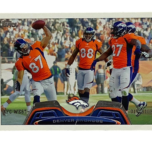 AFC West Division Card, NFL Topps 2013 Card 42, EX/NM