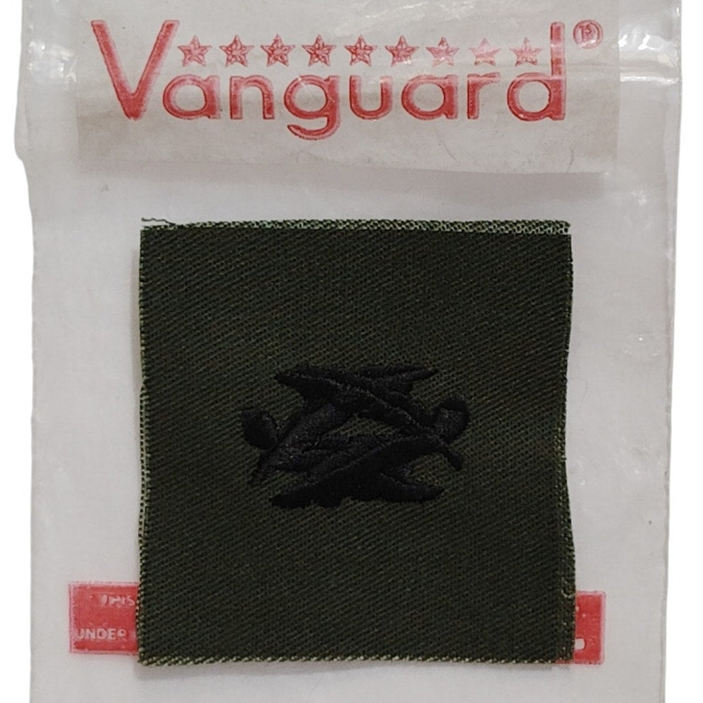Vintage USN BDG Subdued Civil Engineer Cap Device, 2-3/" x 2-3/8" – Embroidered Patch, Vanguard