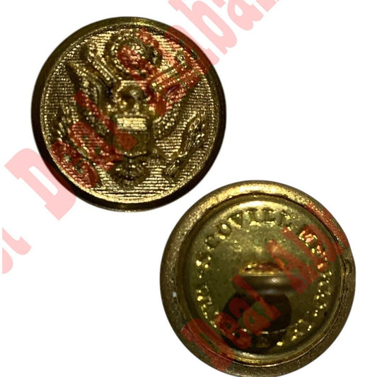 2-PK (Early/Mid Century), Scovill Mfg Co. Waterbury Brass Buttons w/ Eagle Seal