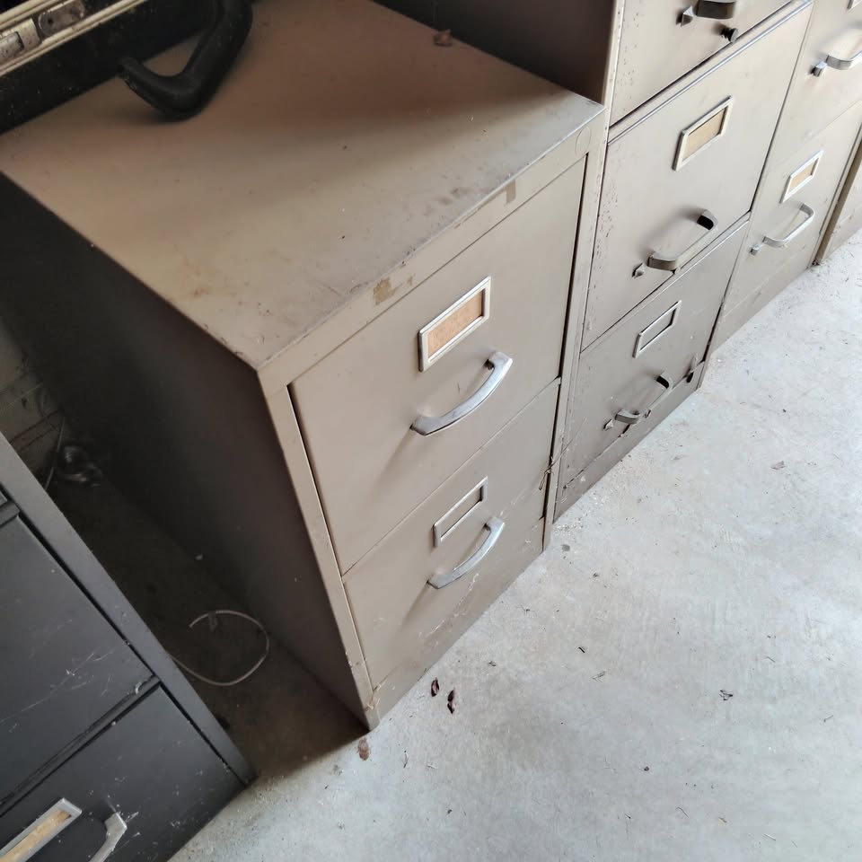 LOCAL PICKUP ONLY - HD Metal 4 Drawer Filing Cabinets Letter Size Deep Drawers