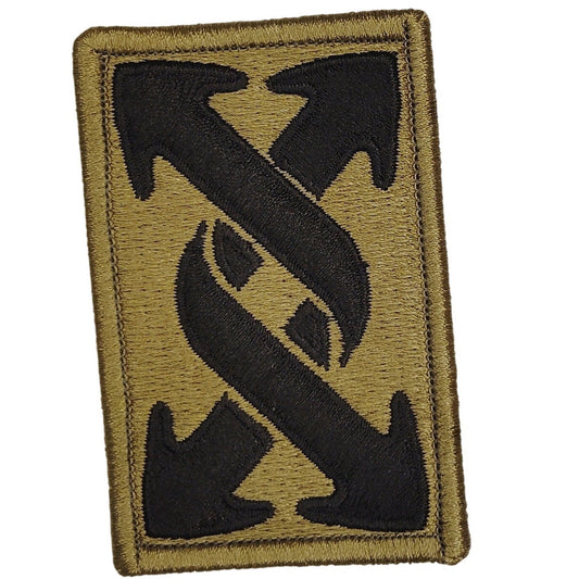 US Army 143rd Sustainment Command Patch OCP Scorpion Hook Back 3" × 2"