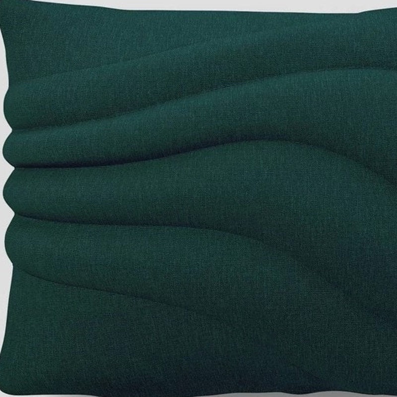 Lumbar Quilted Puff Throw Pillow – 12 x 18 in – Green – Room Essentials