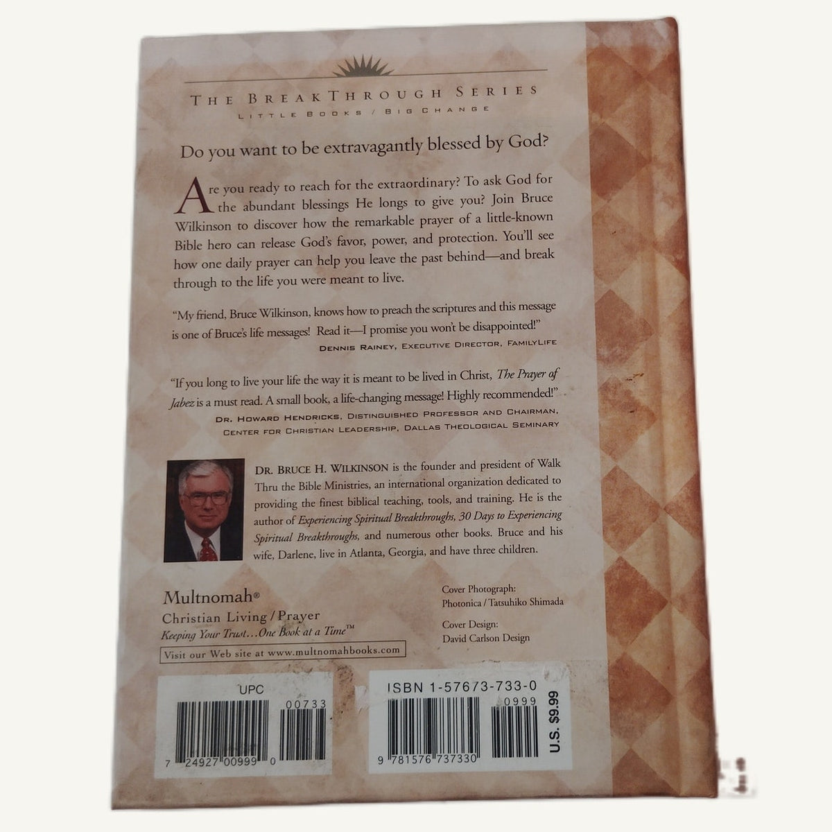 The Prayer of Jabez by Bruce Wilkinson - Hardcover 2000 Edition + Bonus Articles