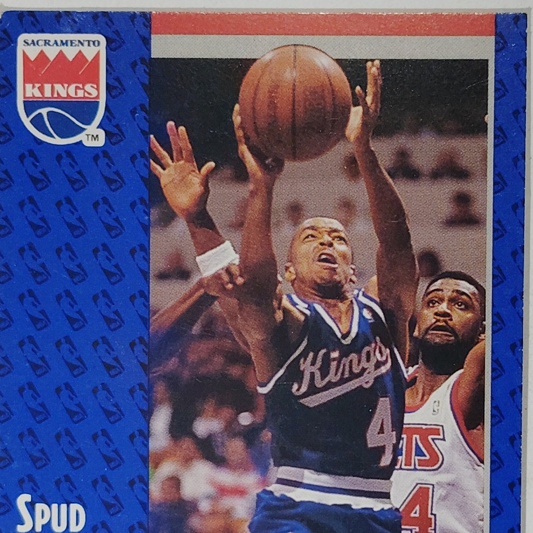 1991–92 Fleer Spud Webb #352 – Sacramento Kings – Guard – VG/EX