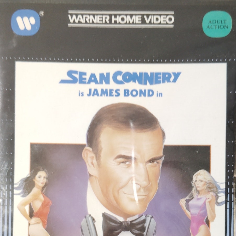 Never Say Never Again VHS 1984 Sean Connery James Bond Action