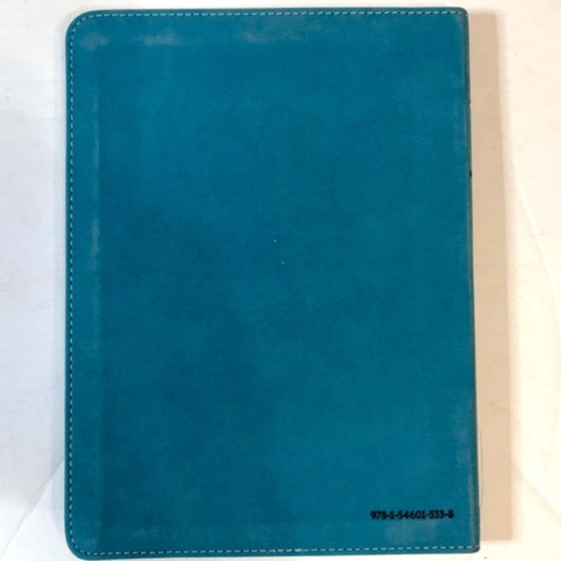 Joyce Meyer Feelings Journal - Teal Faux Leather Devotional 8.5" x 6.5"