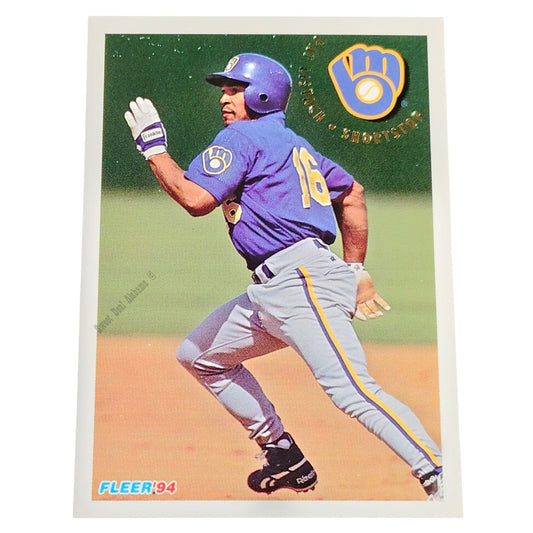 Pat Listach, Milwaukee Brewers, #181, 1994 Fleer Baseball Collector's Card
