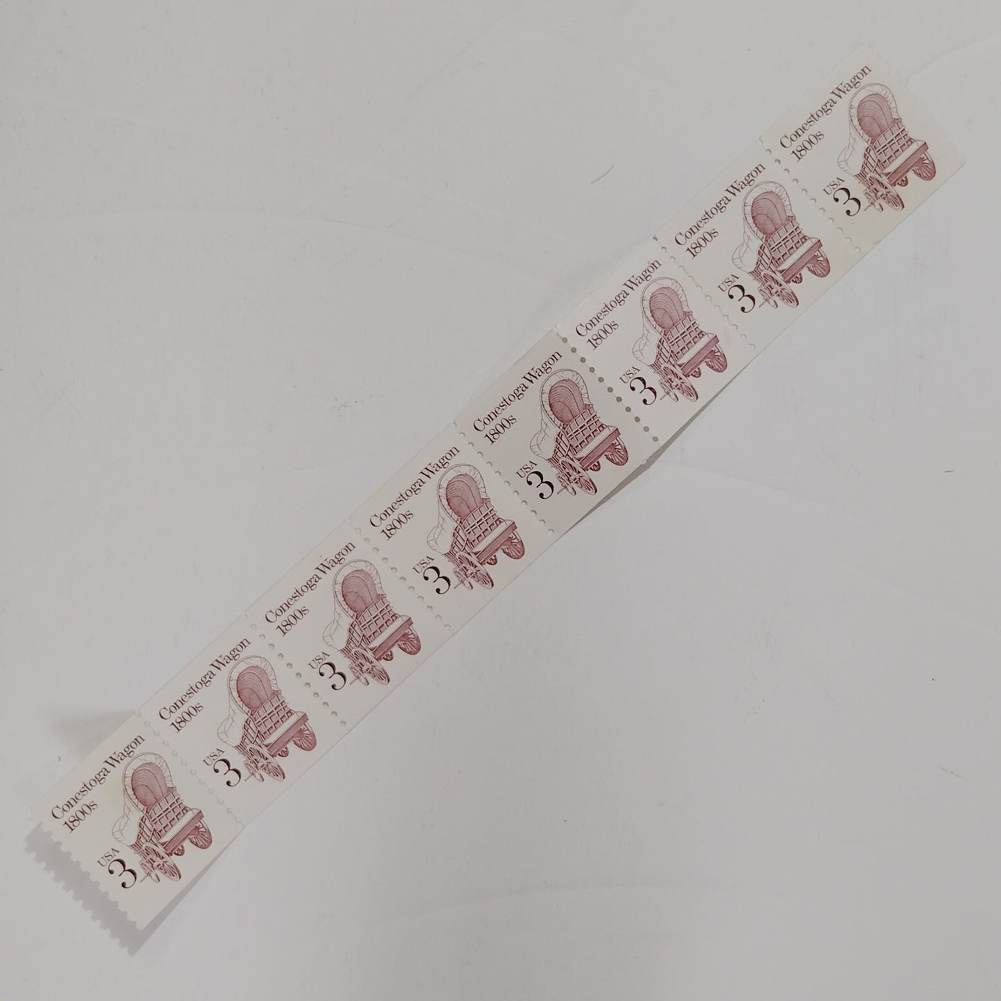 1988 Conestoga Wagon – Lot of 8 MNH – 3¢ Coil – Transportation Series – USPS