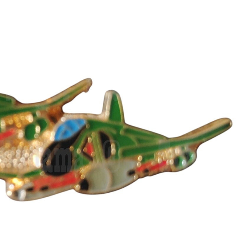 F-4S Phantoms Aircrafts In Formation Hat, Lapel, Brooch Pin 1-7/8"W x 5/8"H