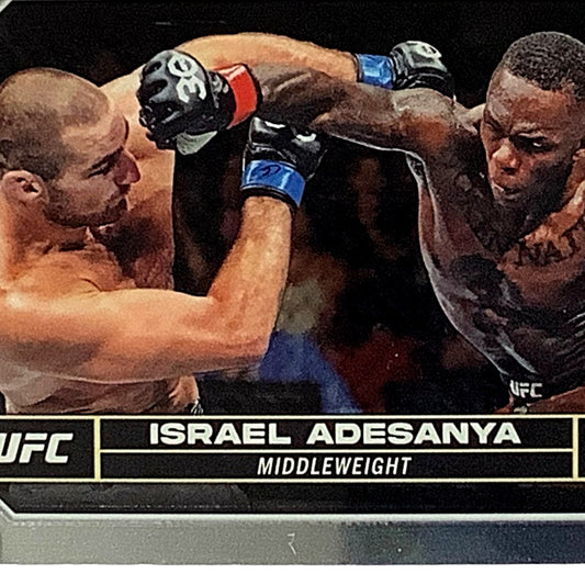 Israel Adesanya, Middleweight, UFC Card 81, 2024 Topps Chrome UFC, NM+