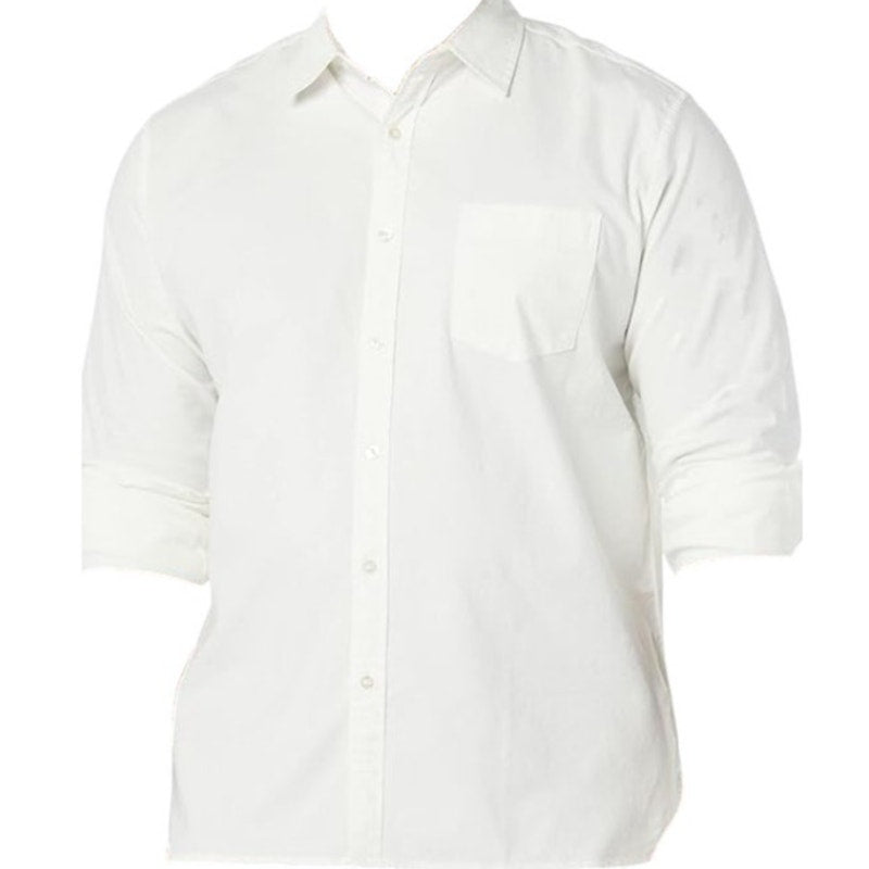 Aware Men's Regular Fit Cotton Oxford Shirt, White, 3XL