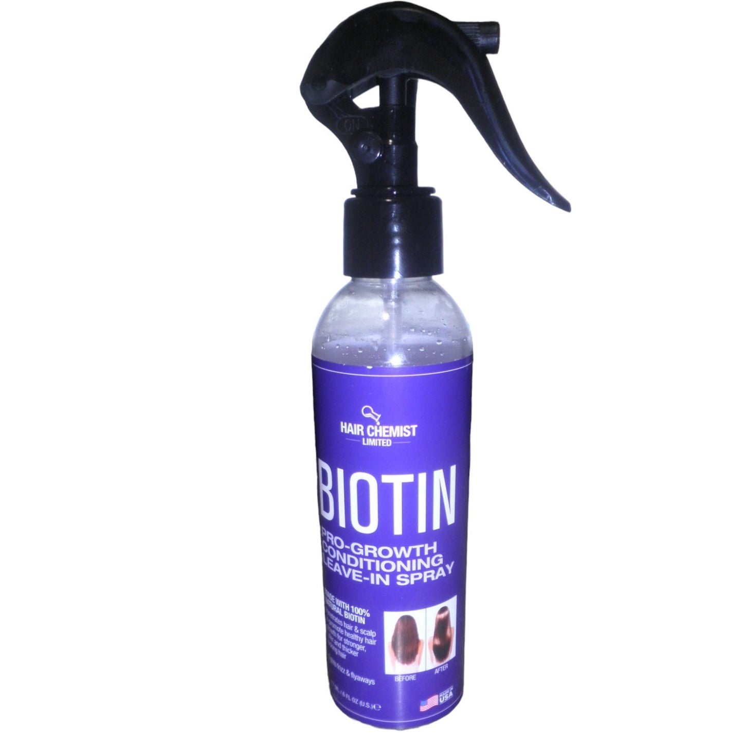 6 x Hair Chemist Biotin Leave-in Conditioning Spray 6 oz, Revitalizing Hair Care