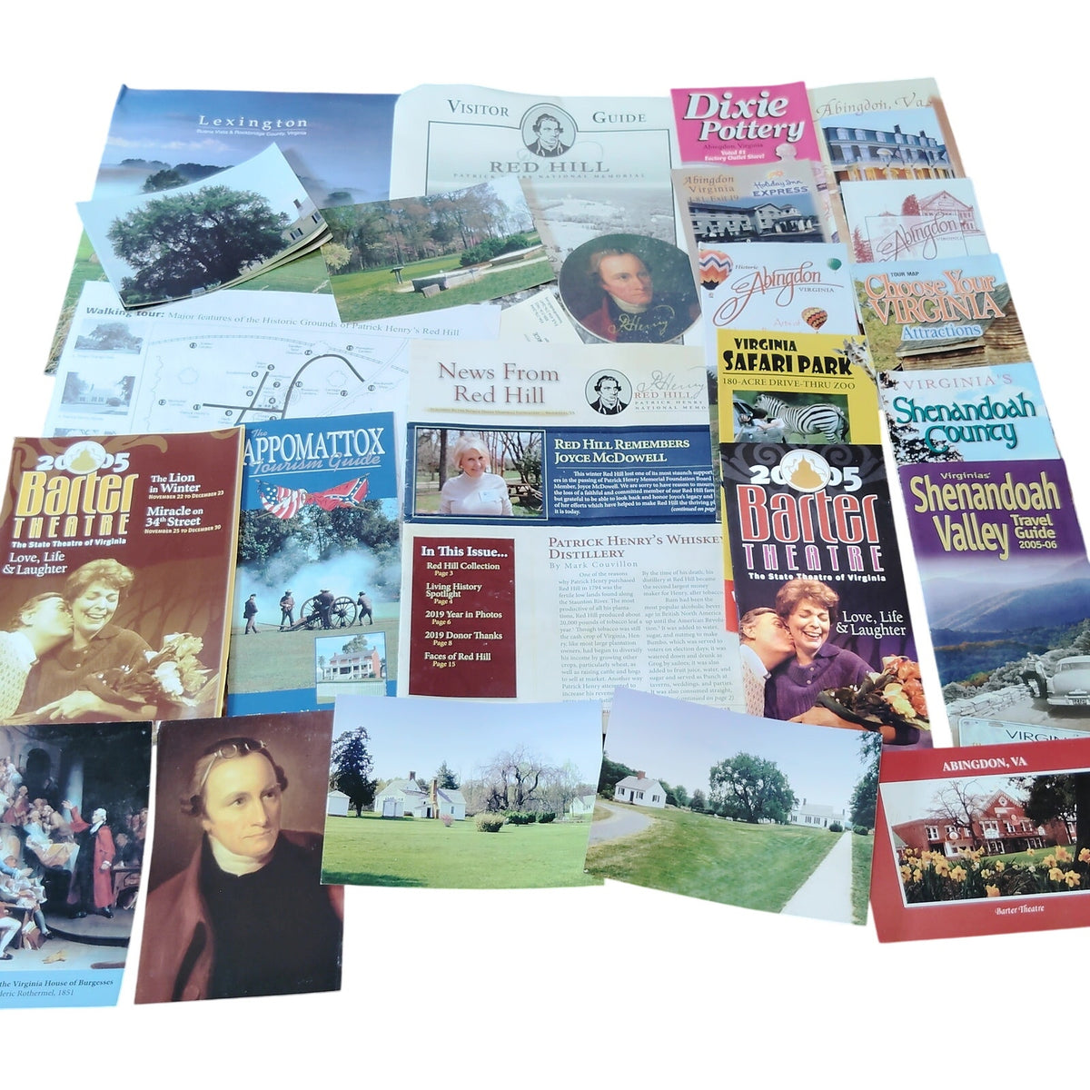 Abingdon VA 2005 Ephemera Lot - Shenandoah Valley & Barter Theatre Collectibles