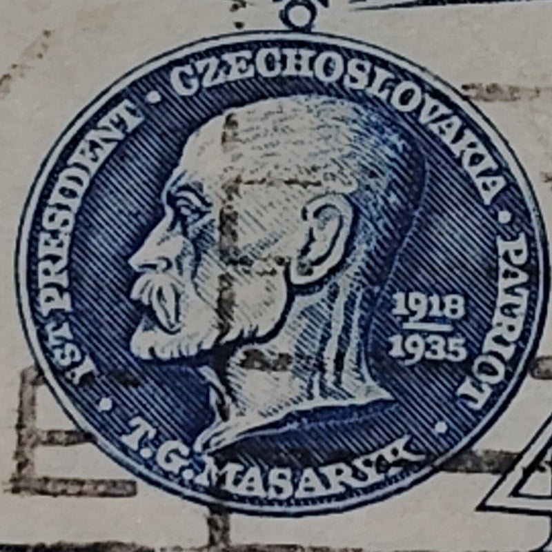 1960 Scott #1147 – 4¢ Thomas G. Masaryk / Champions of Liberty – Canceled