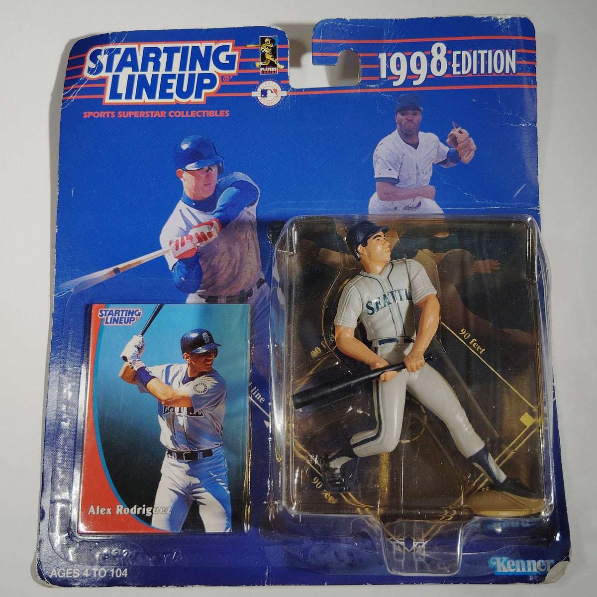 1998 Starting Lineup Alex Rodriguez Seattle Mariners Kenner MLB Action Figure