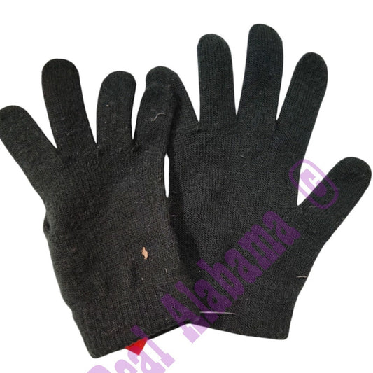 Small Black Knit CW Sweater Gloves, NOI available