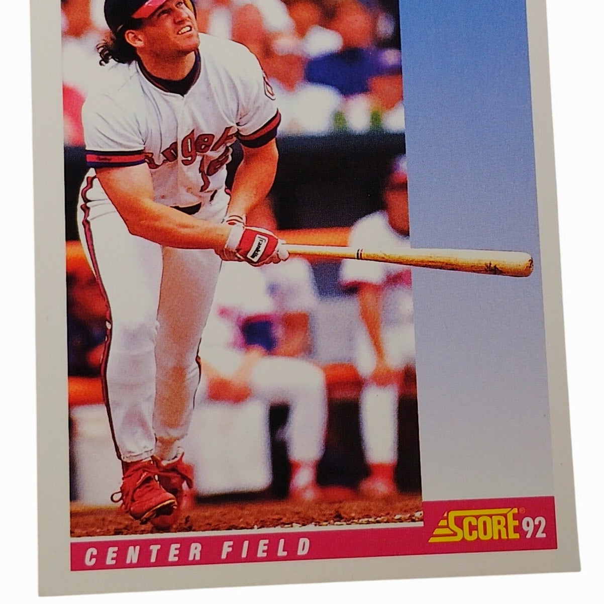 1992 Score Shawn Abner #616 California Angels Center Fielder MLB Baseball NM