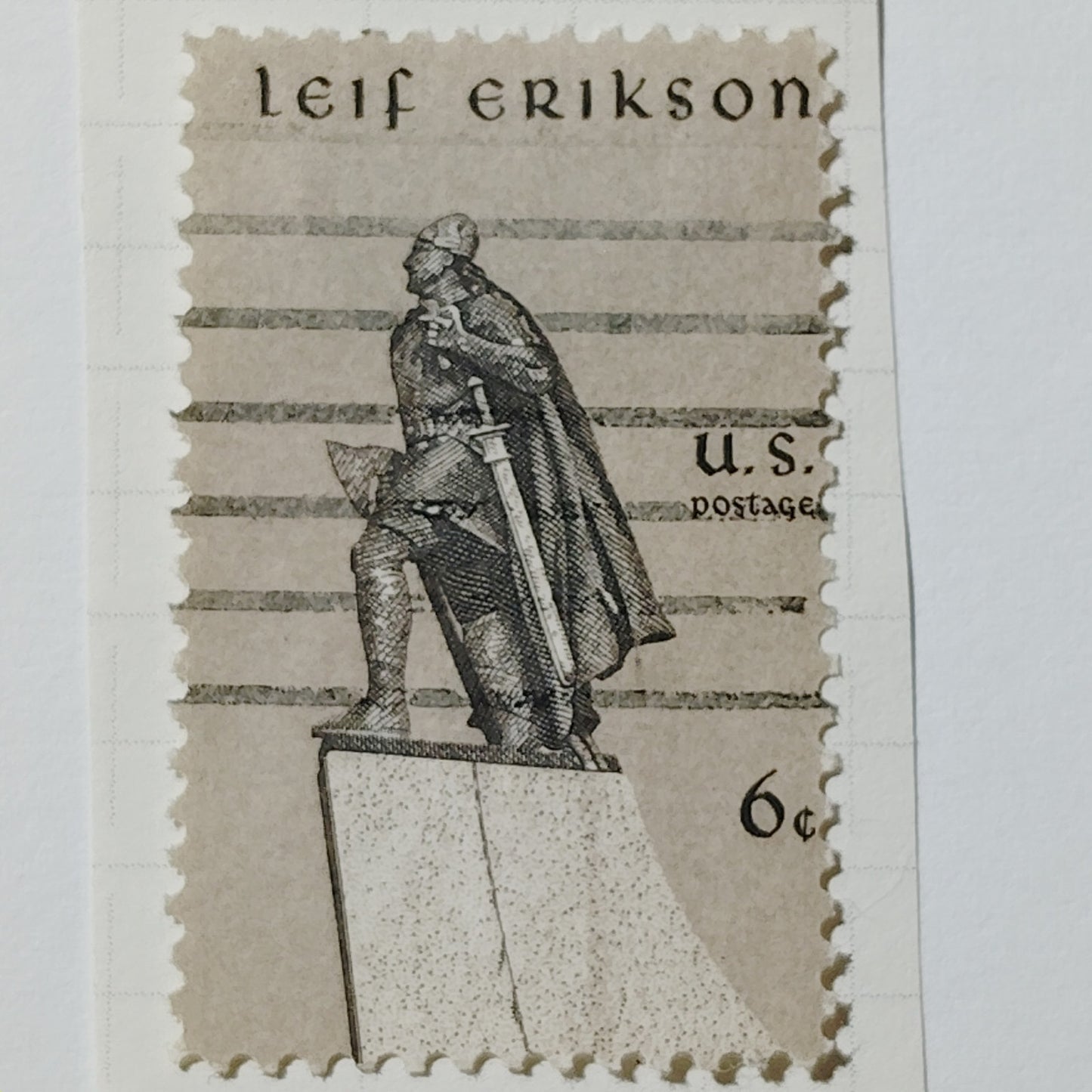 1968 US 6c Leif Erikson Norse Explorer Stamp #1359 Used Cancelled Philately