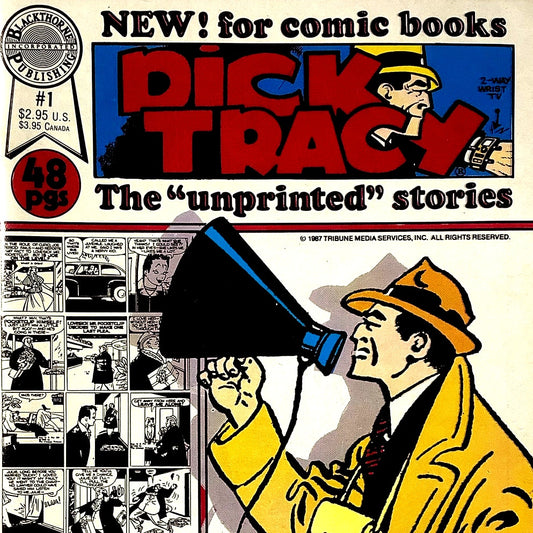 Dick Tracy #1, The Unprinted 1956 Stories, Sep 1987, Blackthorne Comics, NM 9.4