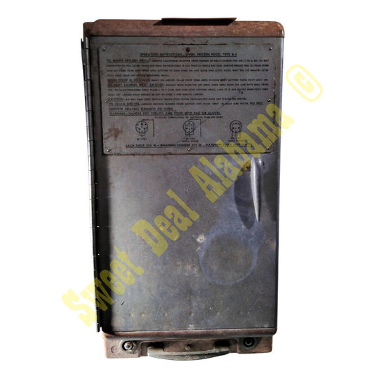 1960's Air Force Airplane Oven Assembly Box, Mansfield Aircrafts Products Co.