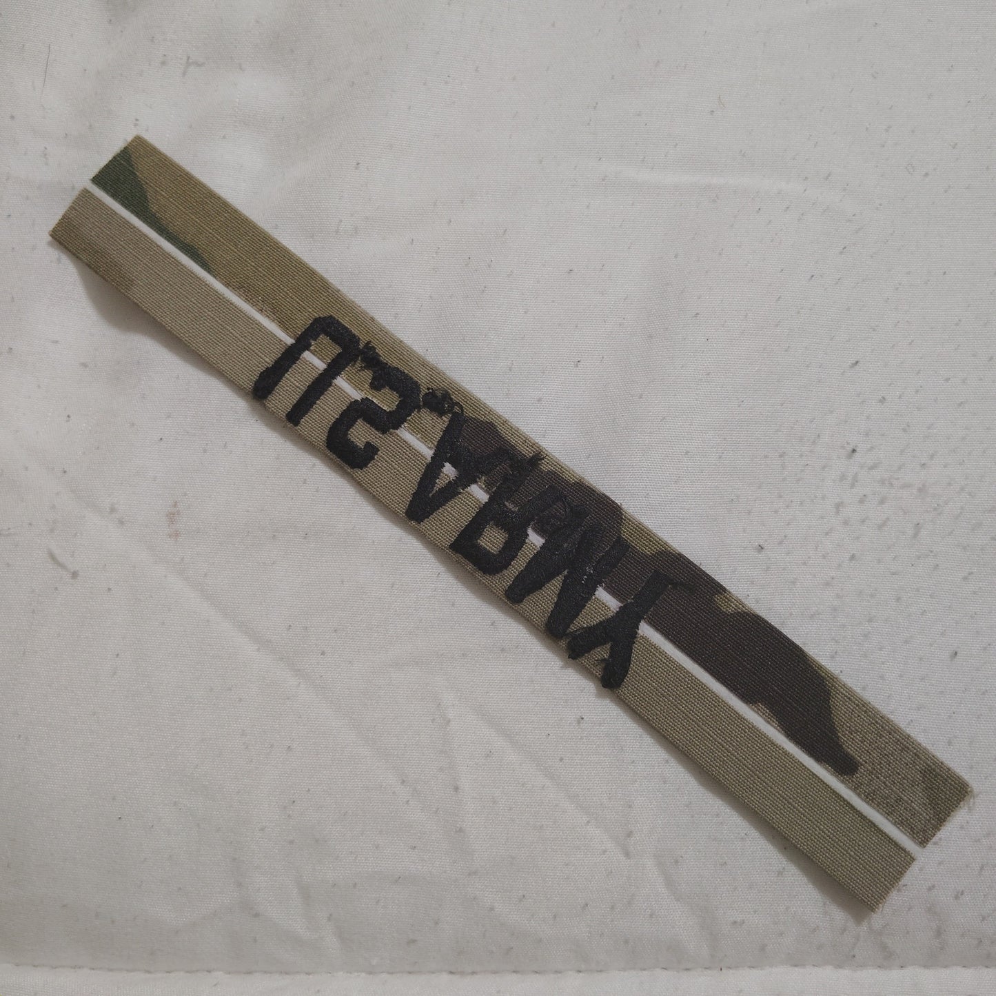 U.S. Army Branch Tape – OCP Scorpion W2 – 7.5" × 1" TE Sew‑On – Novelty Patch