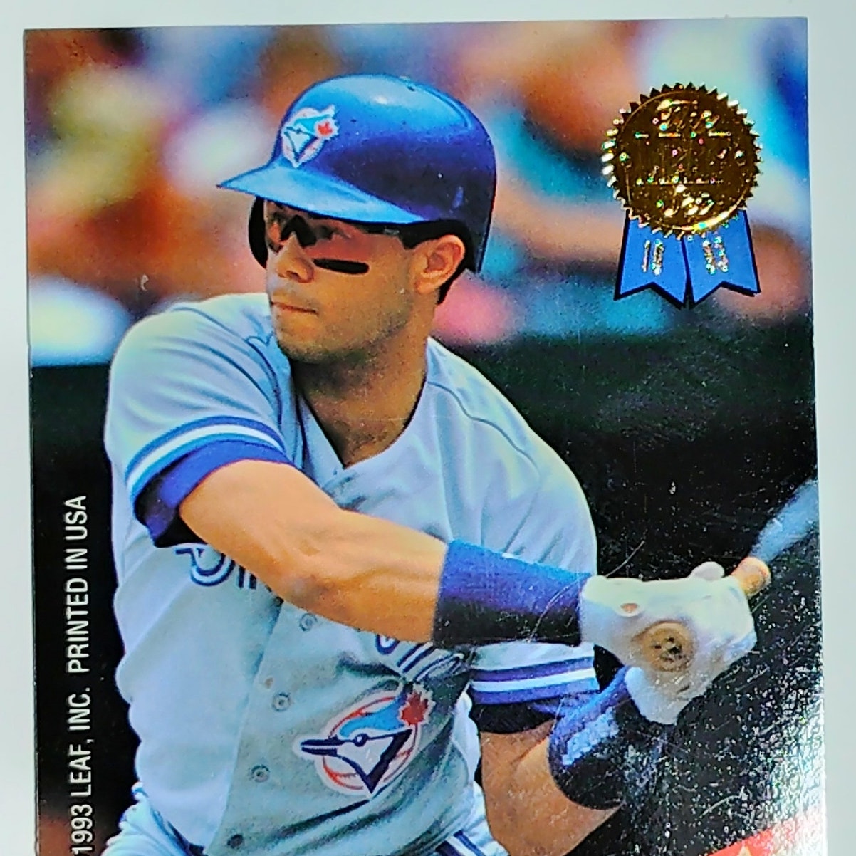 1993 Leaf Gold Leaf Stars R. Alomar / C. Biggio Card #13 Toronto/Houston VG/EX