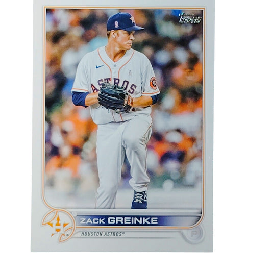 2022 Topps #51 Zack Greinke Houston Astros Pitcher - VG/EX