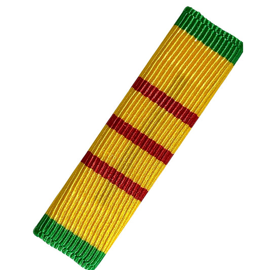 Vietnam Service Medal Ribbon, 1-3/8" x 3/8"