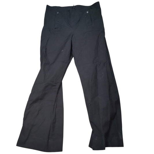 1982 Navy Enlisted Dress Blue Wool Trousers – Size 38L, NWOT, Button-Up Flap Front, Lace-Up Back