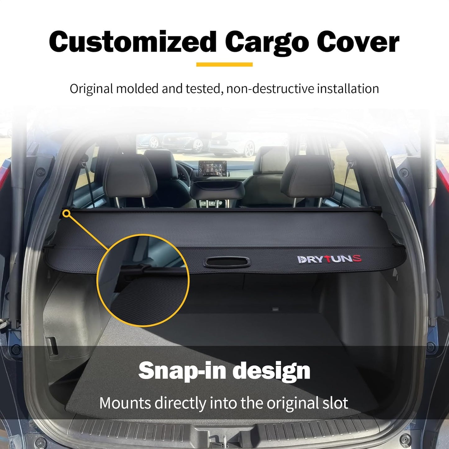 Cargo Cover for Honda CR-V 2023–2025 - Trunk Privacy Shade, Hybrid Compatible