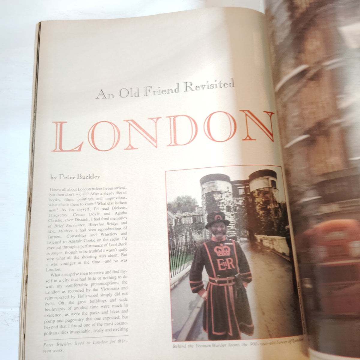 Delta Sky In-Flight Magazine - May 1978 London Special Guide Edition, Tom Sneva