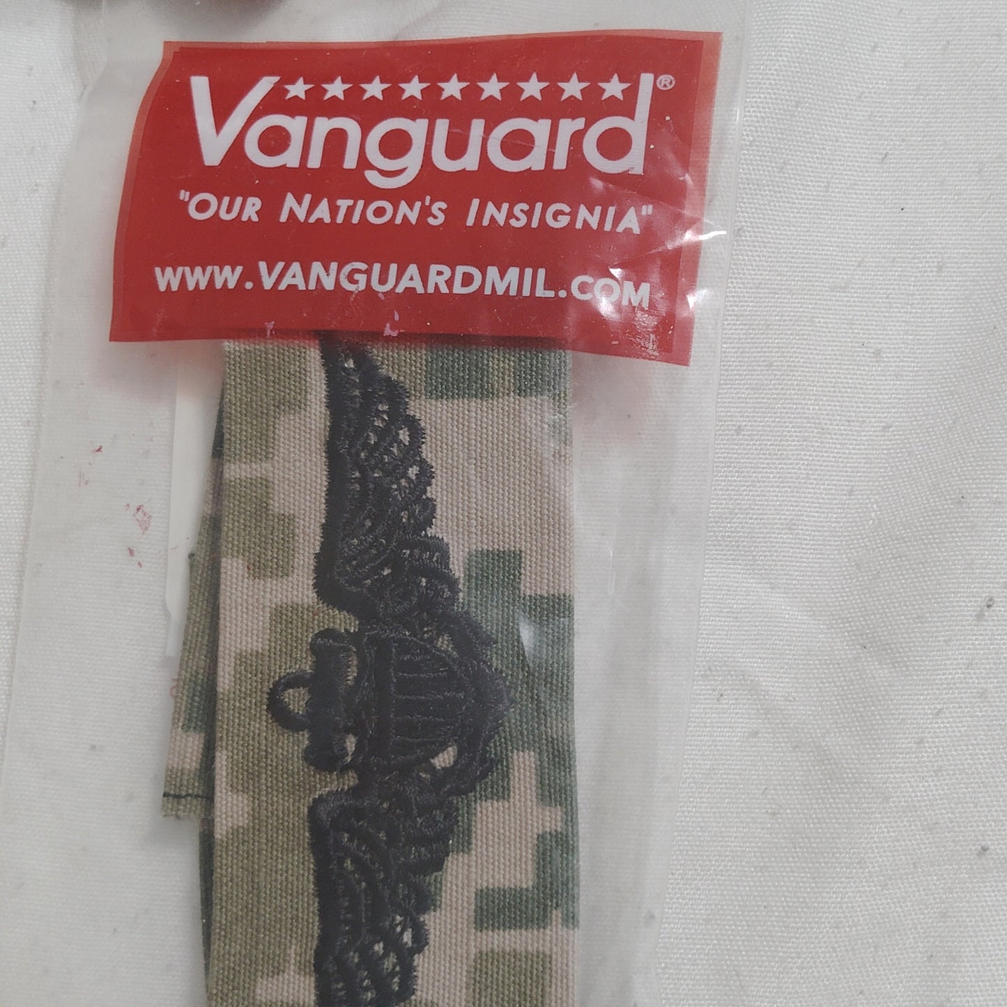 USN NWU Type III Aviator Specialty Badge Tape – Green Digital – Sew‑On