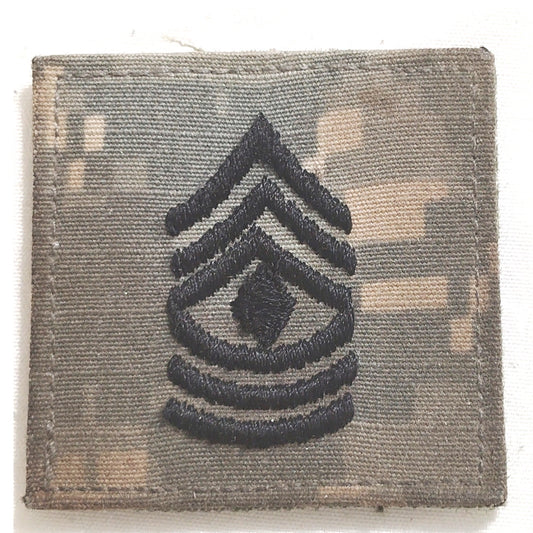 U.S. Army First Sergeant 1SG E-8 Device Patch ACU Digital, 2"×2" Hook(-N-Loop)