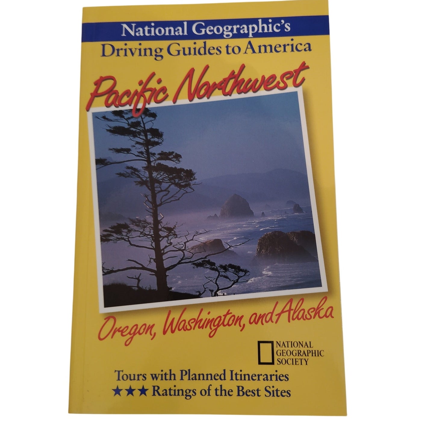 National Geographic Driving Guide Pacific Northwest 1998 - OR, WA, AK Map Book