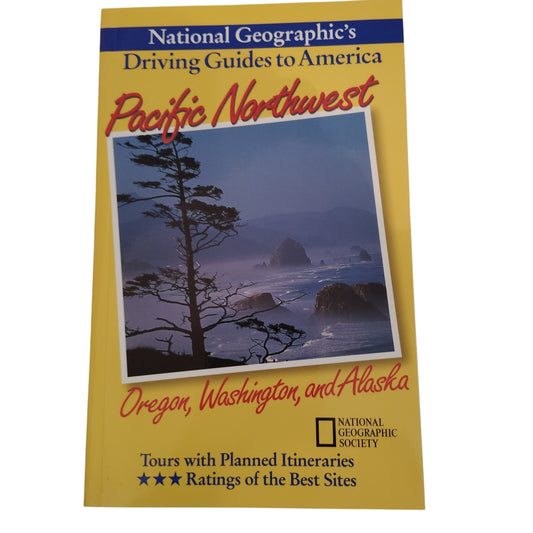 National Geographic Driving Guide Pacific Northwest 1998 - OR, WA, AK Map Book